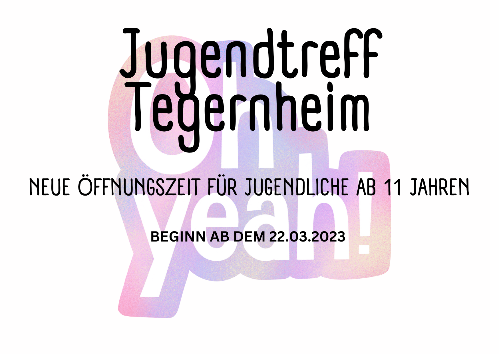 Neue Öffnungszeiten für den Jugendtreff Tegernheim